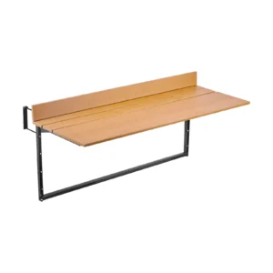 Skladací závesný balkónový stôl – na vonkajšie zábradlie, rozmer 1000x345 mm, nastaviteľný v 5 úrovniach pre zábradlia od 1 do 3,7 palca, servírovací stôl na terasu a verandu