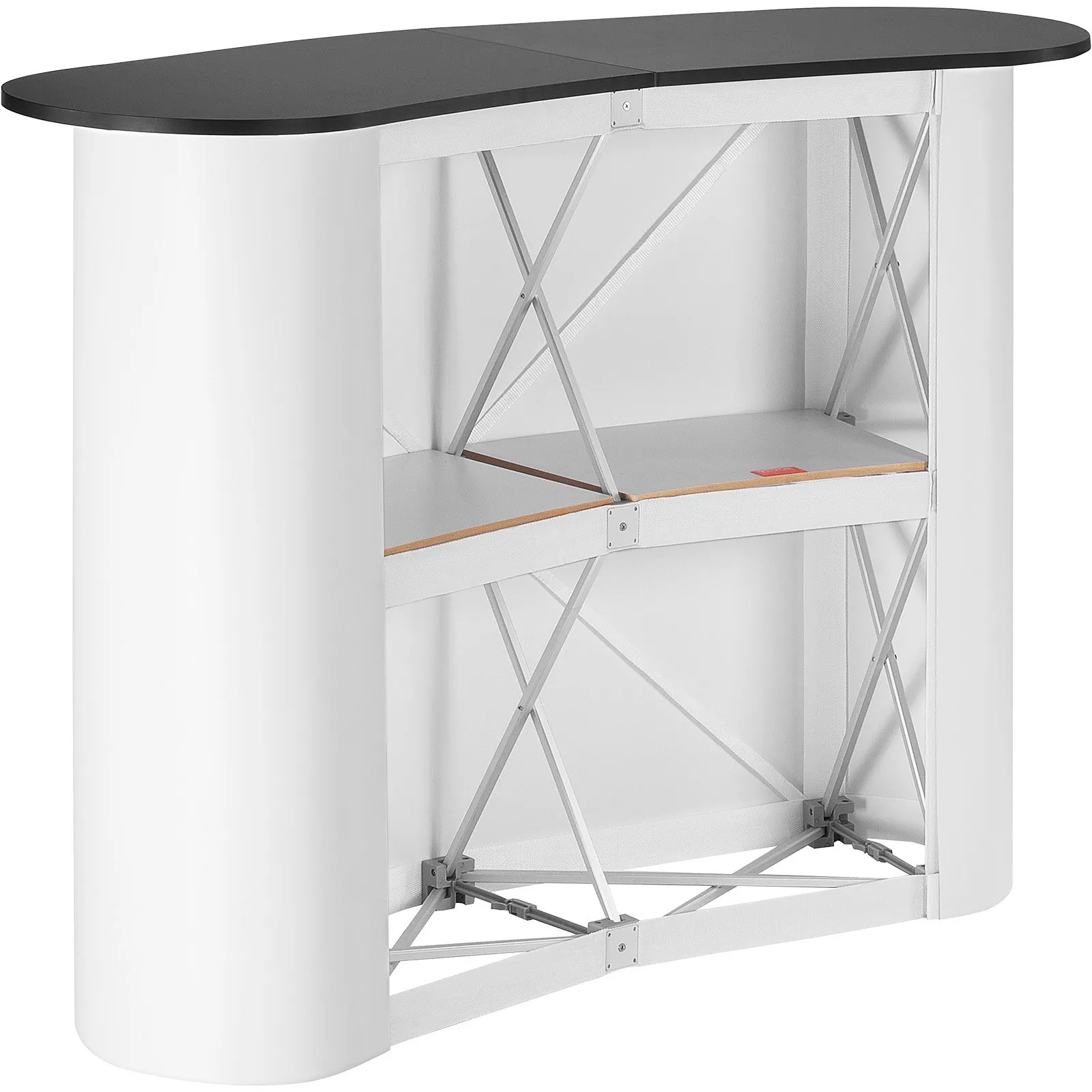 Mobilný výstavný pult — veľtržný stojan, 1300 x 465 x 950 mm – Obrázok 3