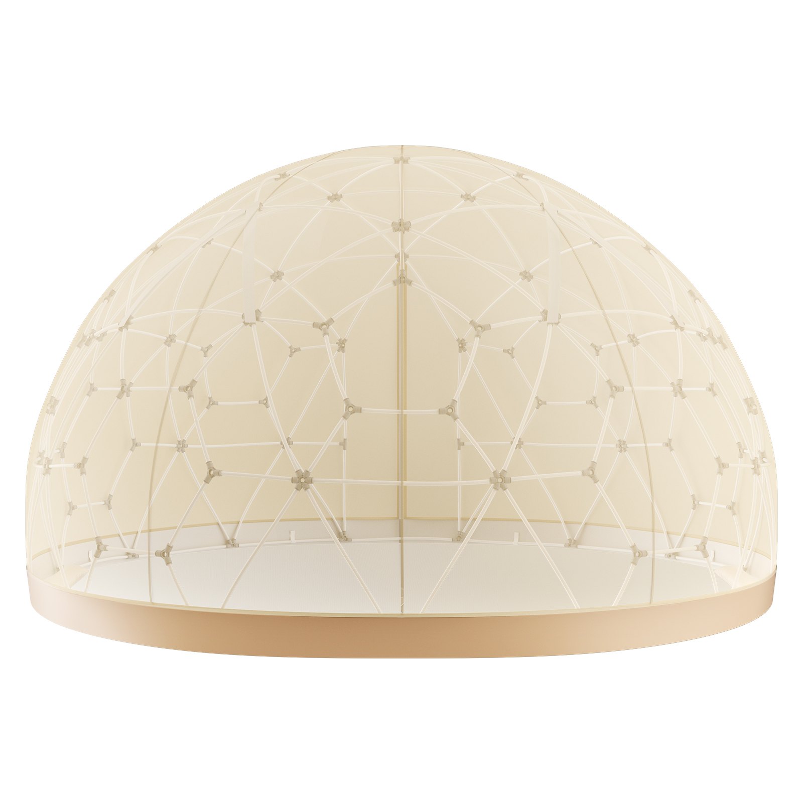 Záhradný bublinový stan Igloo — Kempingový PVC kupolový stan, dvojvrstvový, 2,9 m – Obrázok 2