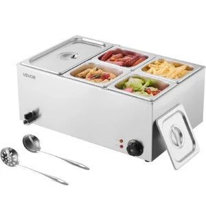 Gastro ohrievač jedla Bain Marie — objem 14,5 l, usporiadanie 1x1/3 + 4x1/6