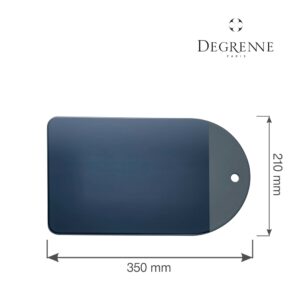 Porcelánová servírovacia tabuľa Bahia Bleu de Roche, 350x210 mm