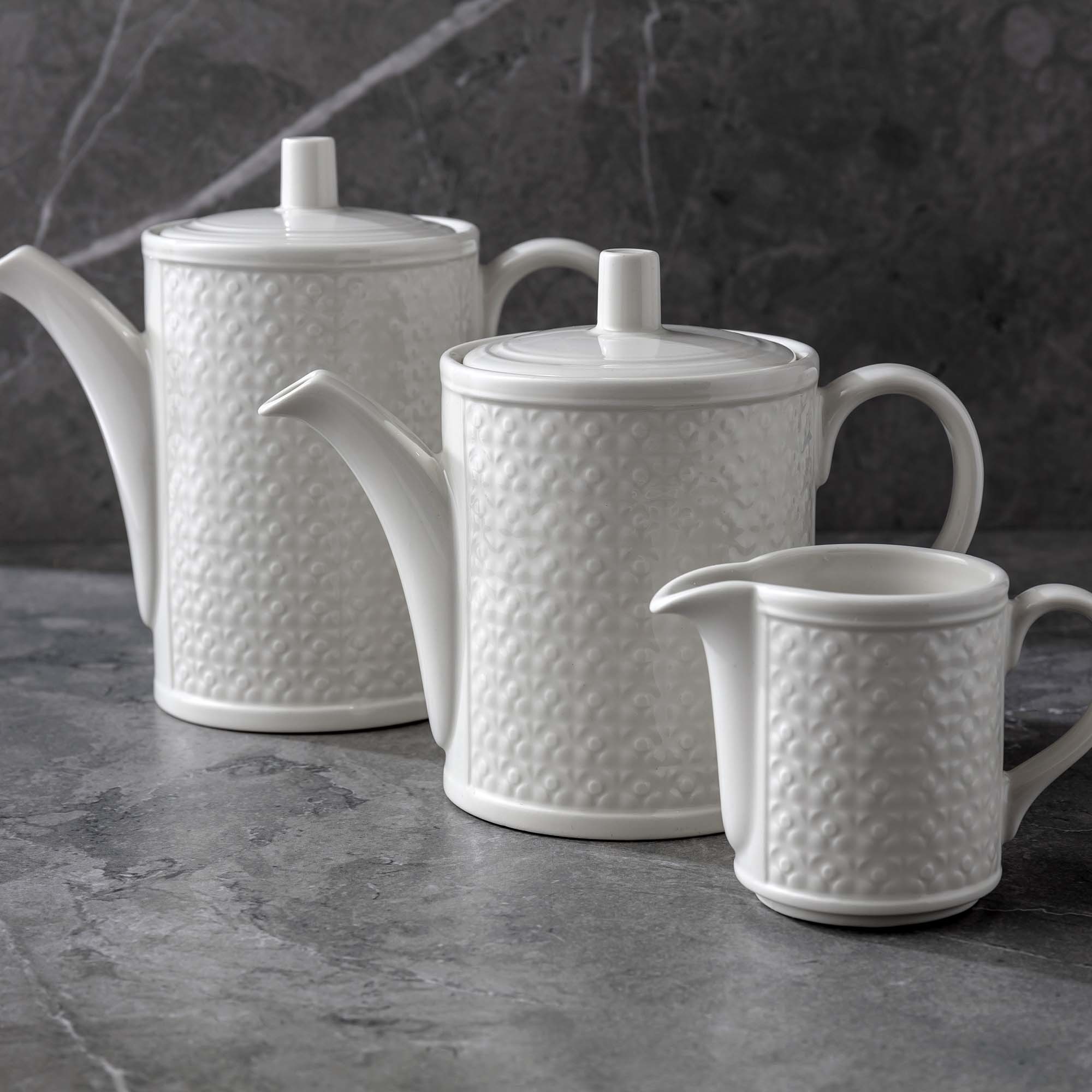 Porcelánový čajník na čaj a kávu Bead, 600 ml, 1 ks – Obrázok 3