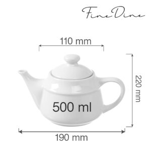 Servírovací čajník Bianco — 500 ml