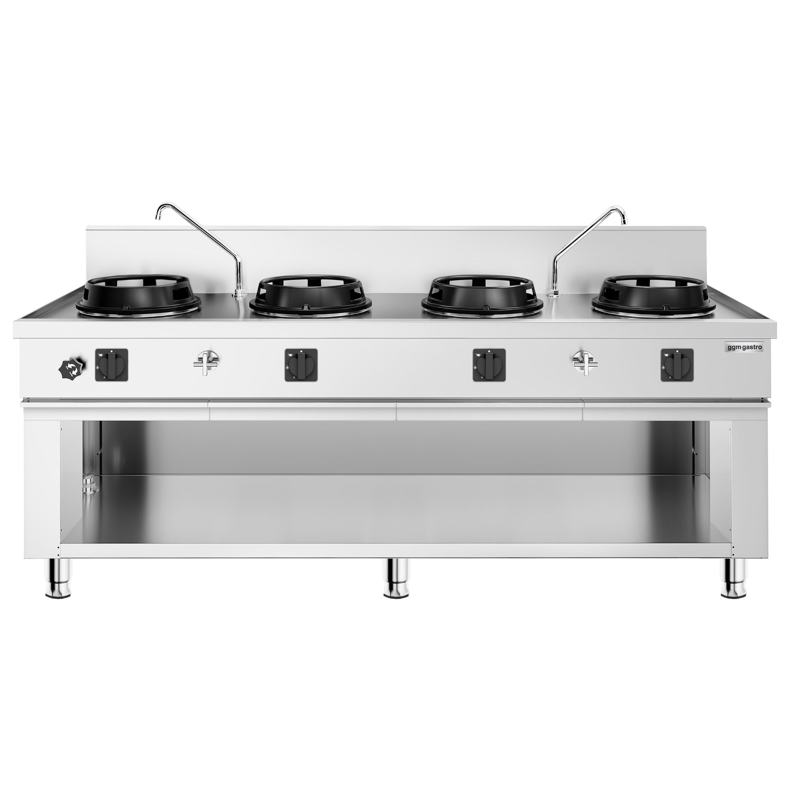 Stolová plynováwok varná doska – 60 kW, so 4 horákmi, vrátane 2 kohútikov – Obrázok 5