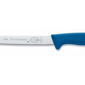 Profesionálny filetovací nôž – ohybná čepeľ, modrá rukoväť, dĺžka 18 cm