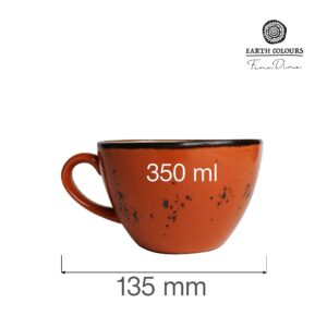 Elegantná šálka na cappuccino Dahlia, 350 ml