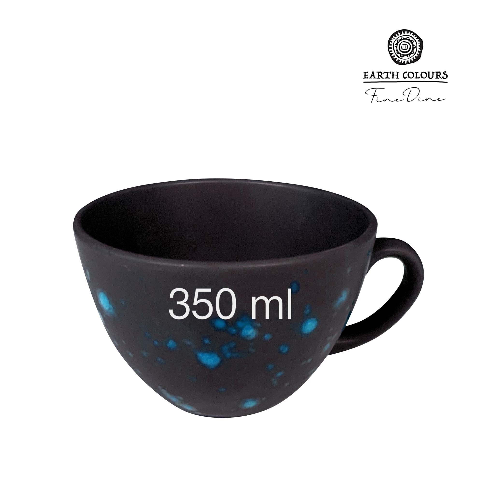 Elegantná šálka na cappuccino Flora, 350 ml