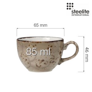 Porcelánová šálka na espresso Craft Porcini, 85 ml, 1 ks