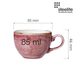 Porcelánová šálka na espresso Craft Raspberry Empire, 85 ml, 1 ks