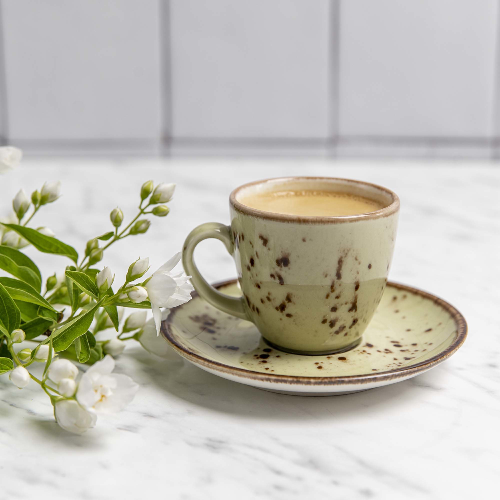 Elegantná šálka na espresso Olive, 90 ml – Obrázok 4