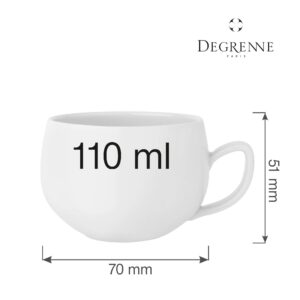 Porcelánová šálka na espresso Salam The Blanc, 110 ml, 1 ks