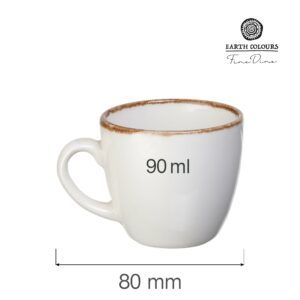 Drobná šálka na espresso Vanilla, 90 ml, 1 ks