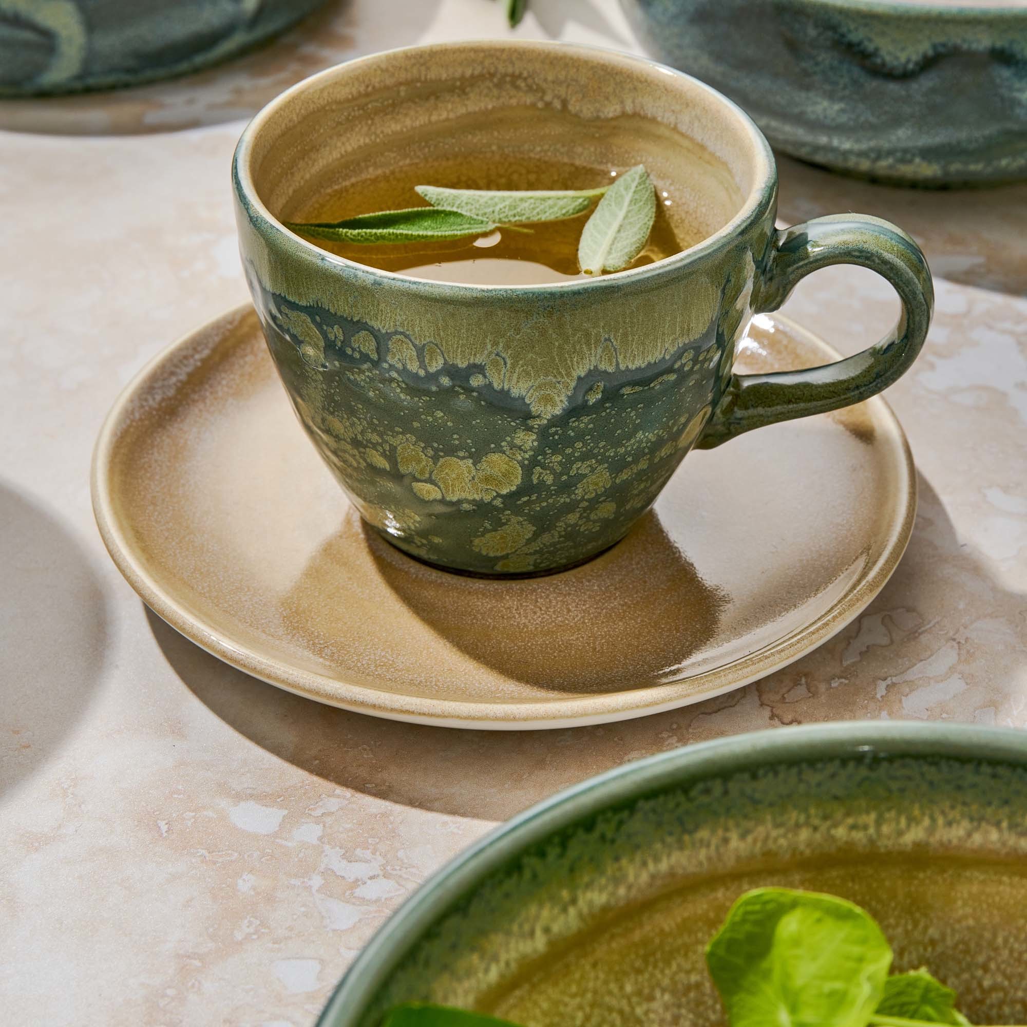 Porcelánová šálka na kávu a čaj Aurora Revolution Jade, 227 ml – Obrázok 4