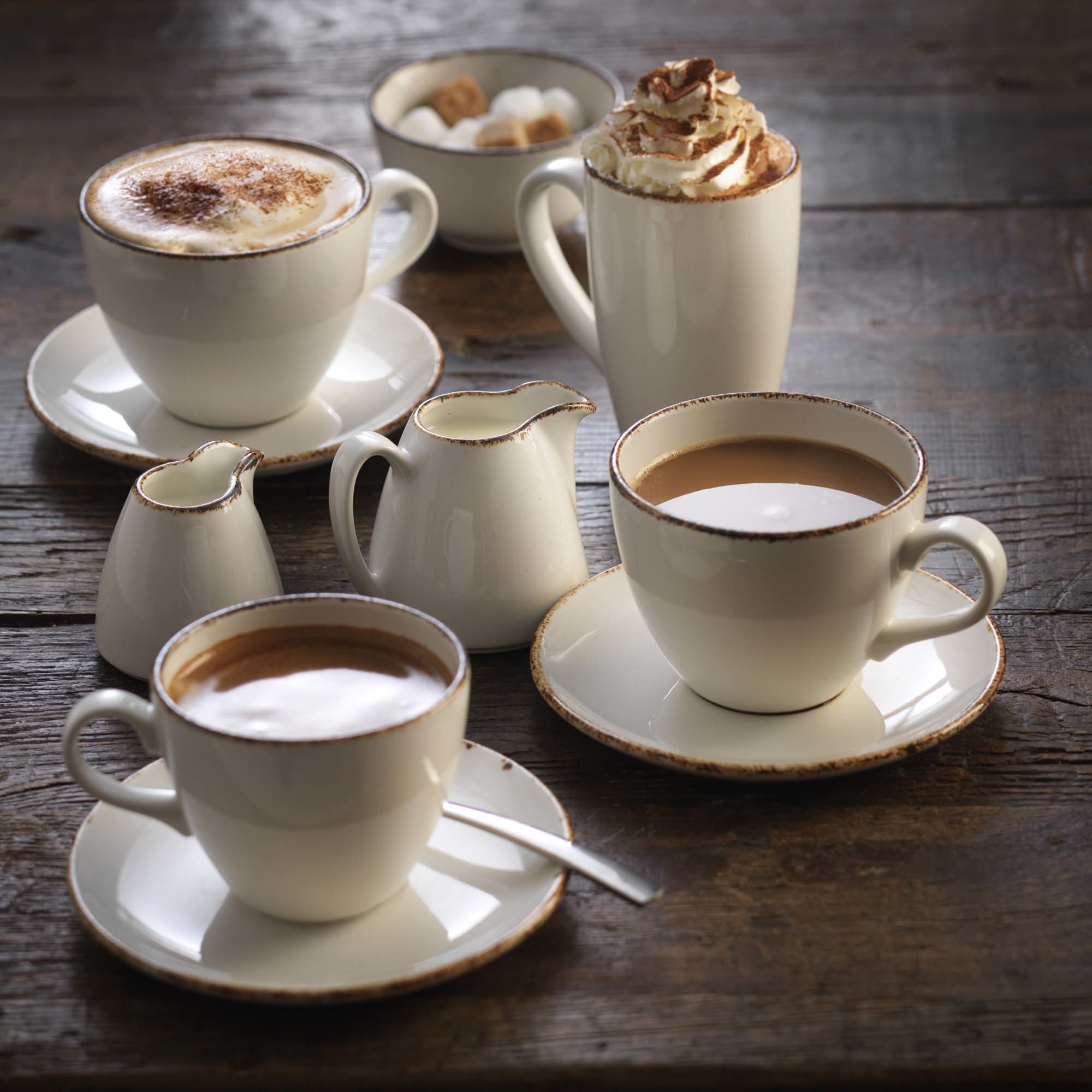 Porcelánová šálka na kávu a čaj Dapple Brown, 85 ml, 1 ks – Obrázok 3