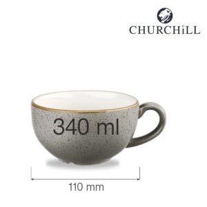 Čajový hrnček Stonecast Peppercorn Grey, 340 ml, 1 ks