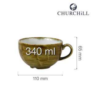 Veľký čajový hrnček Stonecast Plume Green, 340 ml, 1 ks