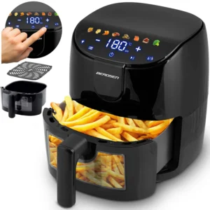 Teplovzdušná domáca fritéza — čierna | Berdsen BD-658