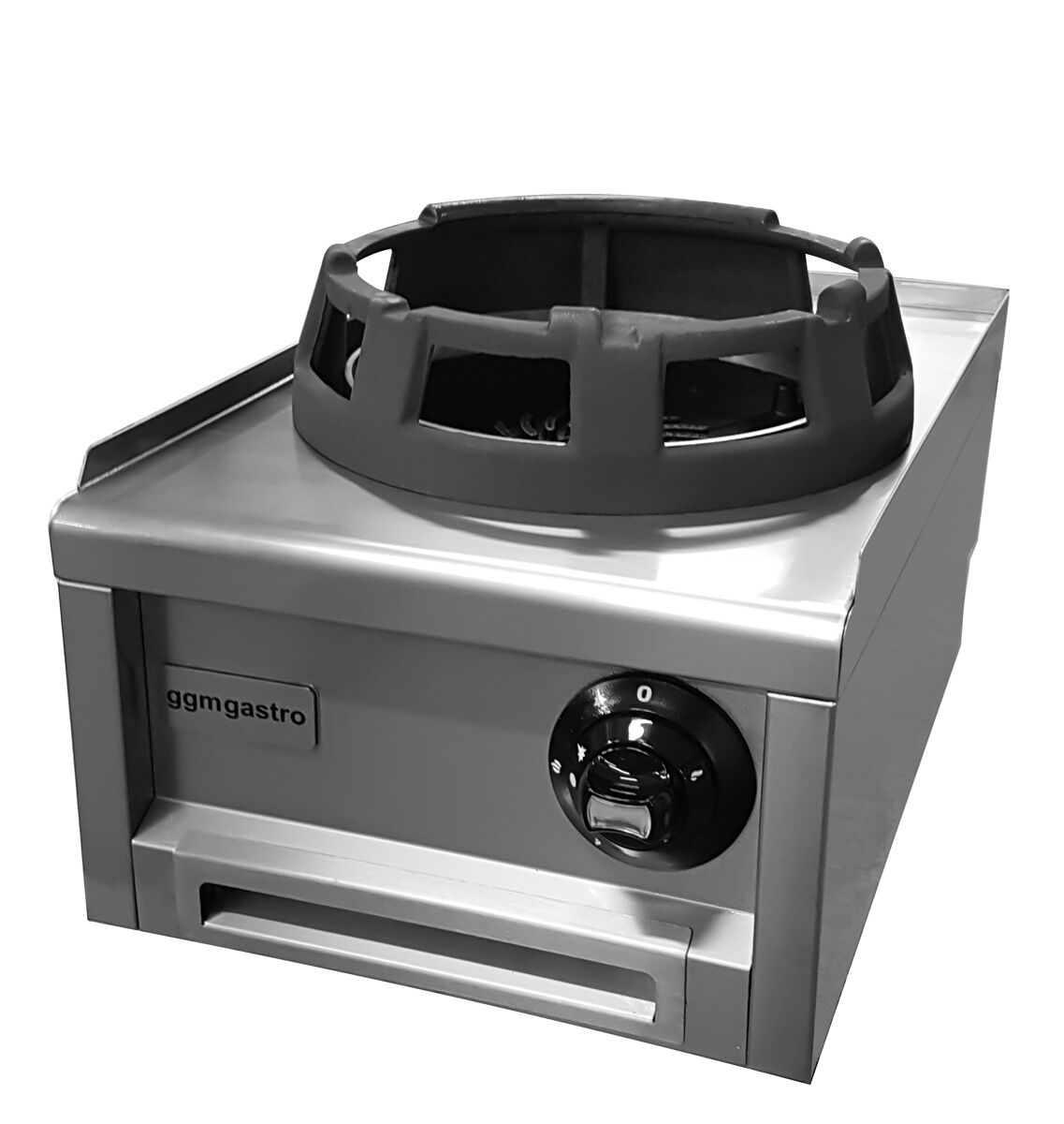 Stolový plynový wok varič – 12 kW, s 1 horákom, Ø 285 mm