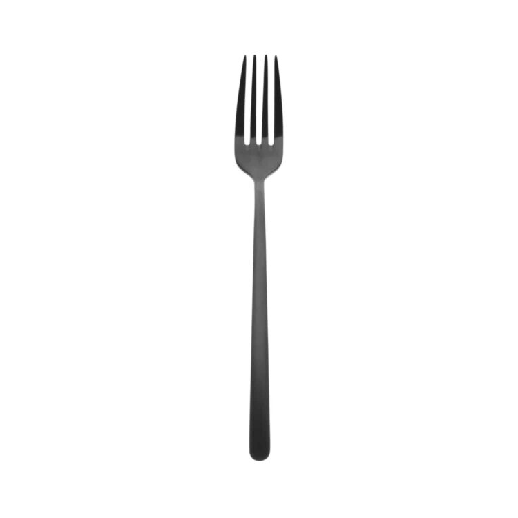 Príbor – čierna dezertná vidlička, 170 mm, 1 ks – Obrázok 2