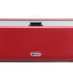 Elektrický ohrievač na jedlo- rad UNIQ, dizajn Robert Bronwasser, príkon 700 W, napájanie 220-240 V, rozmer 607 x 402 x 245 mm, červený