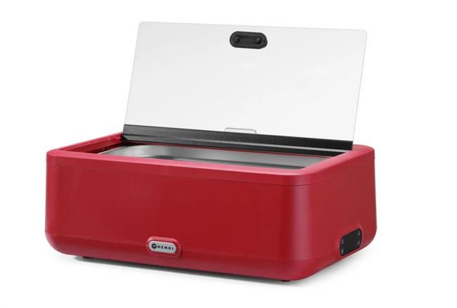 Elektrický ohrievač na jedlo- rad UNIQ, dizajn Robert Bronwasser, príkon 700 W, napájanie 220-240 V, rozmer 607 x 402 x 245 mm, červený – Obrázok 2