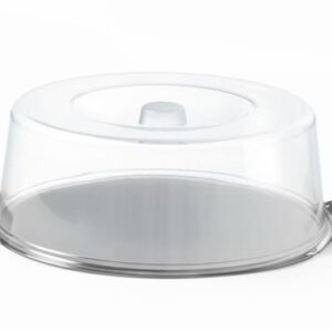 Okrúhla tácka – s transparentným krytom, rozmer ⌀300 x 110 mm