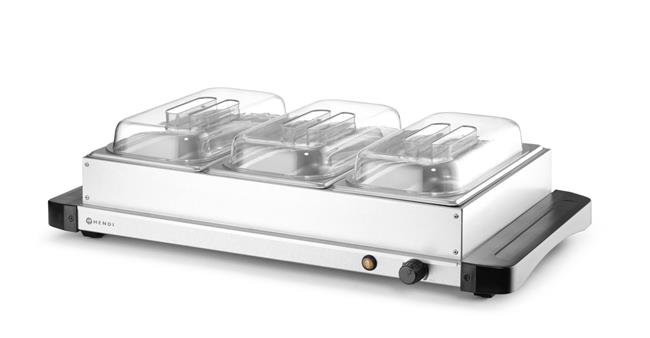 Elektrický ohrievač na potraviny- príkon 400 W, napájanie 220-240 V, rozmer 657 x 381 x 161 mm
