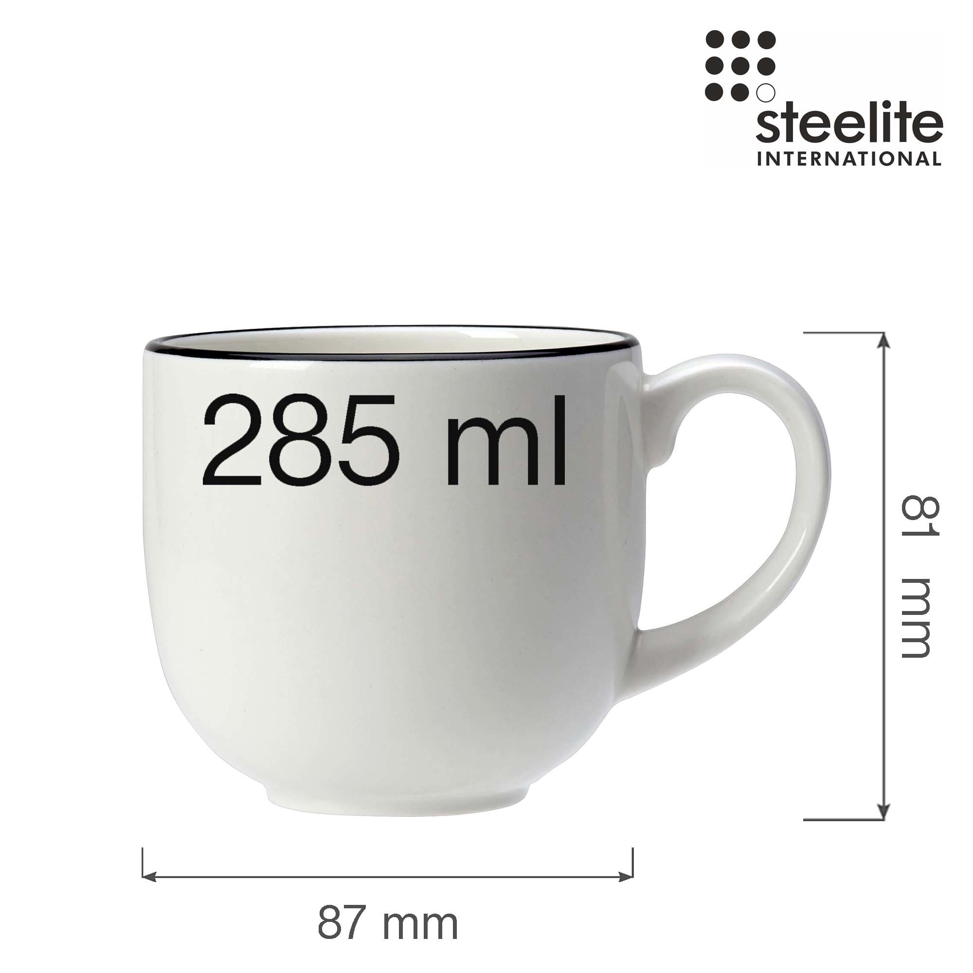 Porcelánový hrnček City Asteria, 285 ml, 1 ks