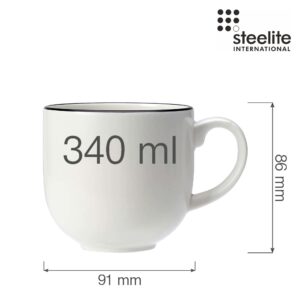 Porcelánový hrnček City Asteria, 340 ml, 1 ks