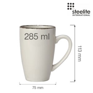 Porcelánový hrnček Quench Charcoal Dapple, 285 ml, 1 ks