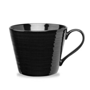 Keramický hrnček Snug Rustics, 355 ml, čierny, 1 ks
