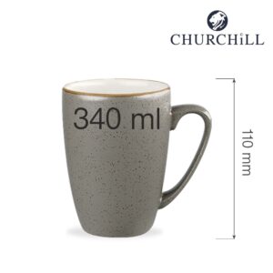 Veľký hrnček Stonecast Peppercorn Grey, 340 ml, 1 ks