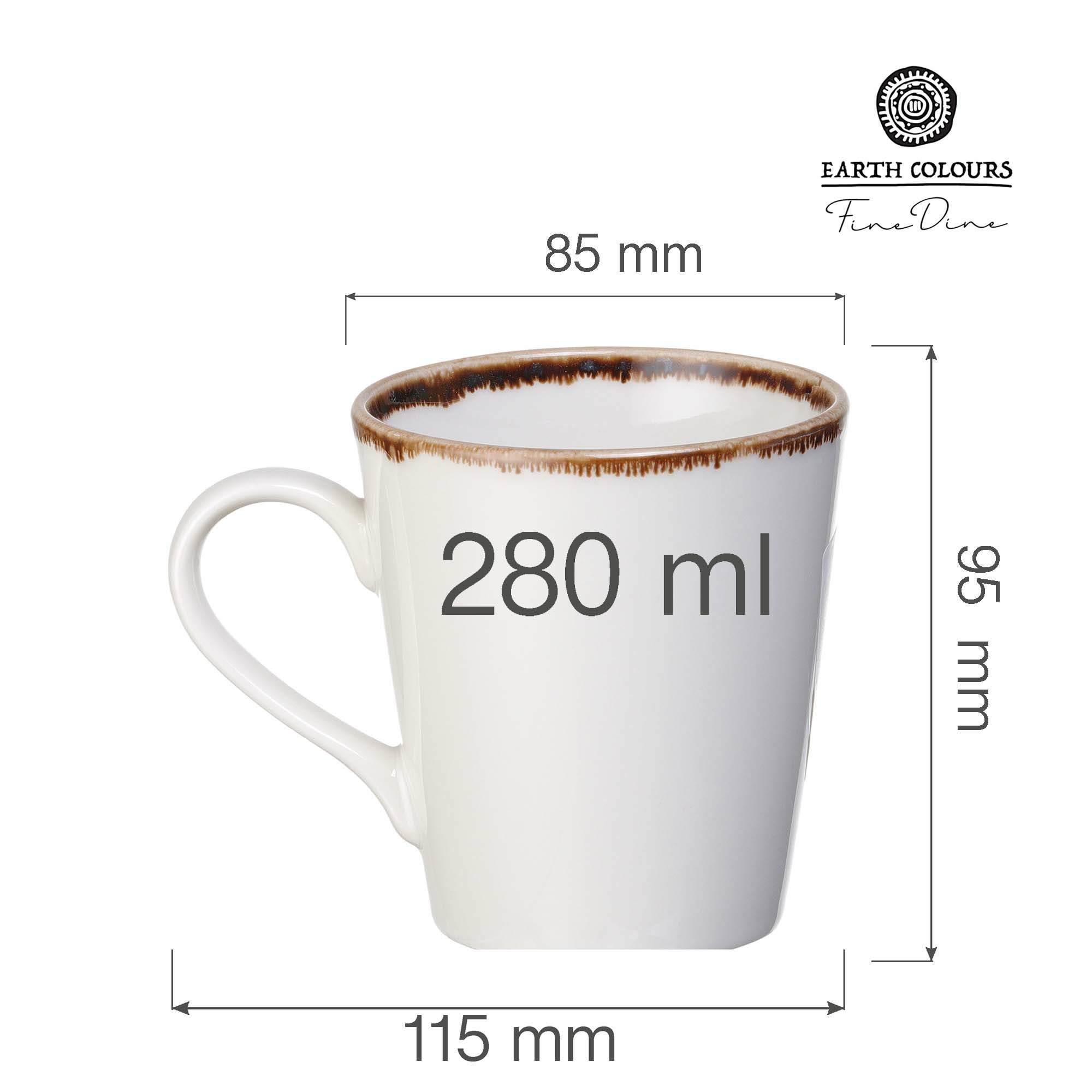 Klasický kávový hrnček Vanilla, 280 ml, 1 ks