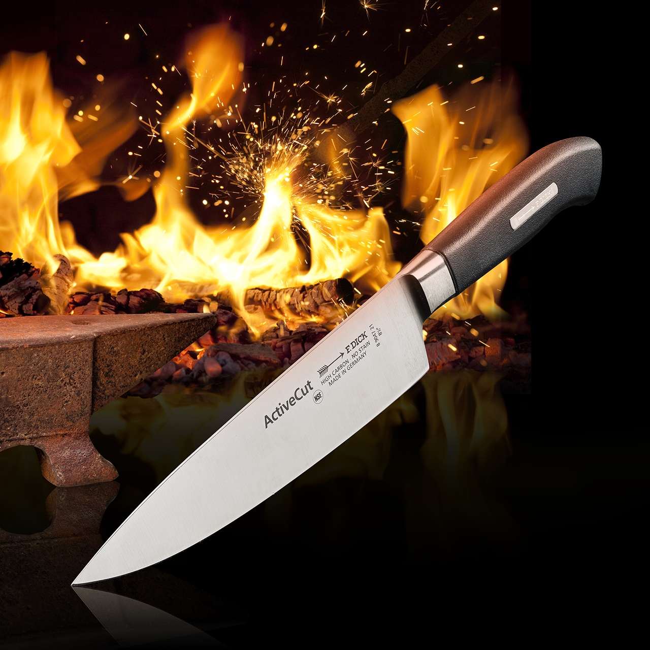 Kuchársky kovaný nôž Dick — séria ACTIVE CUT, dĺžka 21 cm – Obrázok 4