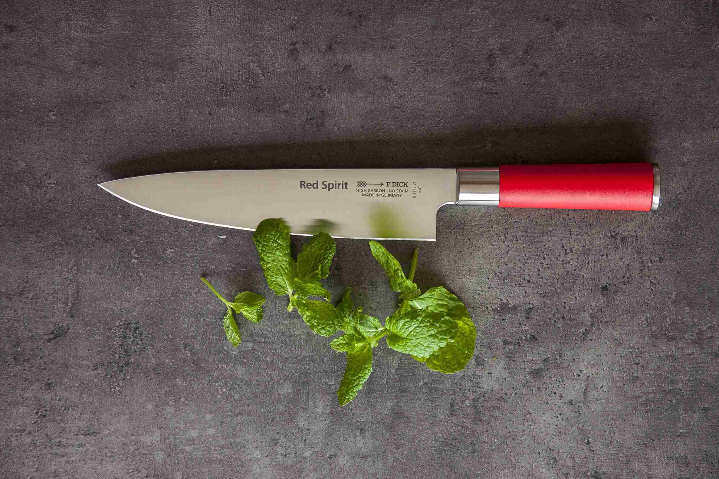 Kuchársky kovaný nôž Dick — séria RED SPIRIT, dĺžka 21 cm – Obrázok 6
