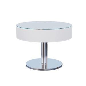 Dizajnový LED odkladací stolík – COCO, RGB podsvietenie, rozmer 70 x 44 cm