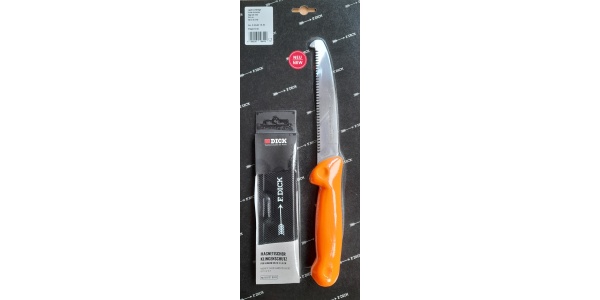Lovecký nôž a pílka Dick MagicGrip — magnetická krytka, 15 cm