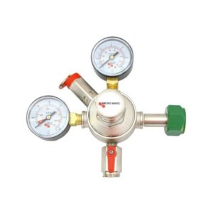 Redukčný ventil na plyn – pre dusík N2, maximálny tlak 4 bar, závit 1/2″, vrátane rýchlospojky PI451214FS