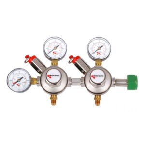 Redukčný ventil na plyn – Micro Matic, dvojstupňový pre dusík N2, max tlak 4 bar