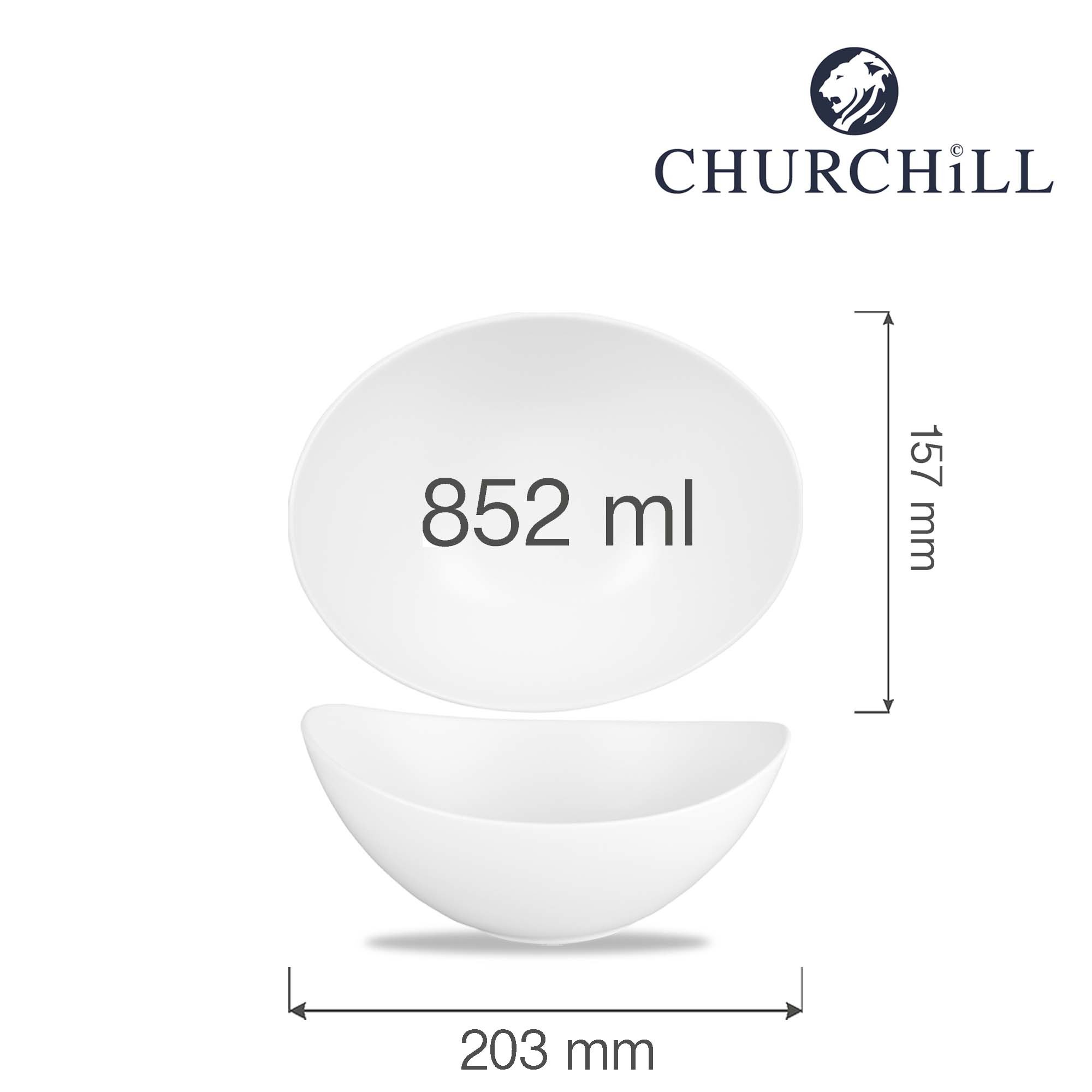 Porcelánová bufetová misa Alchemy Moonstone, 203 x 157 mm, 852 ml, 1 ks