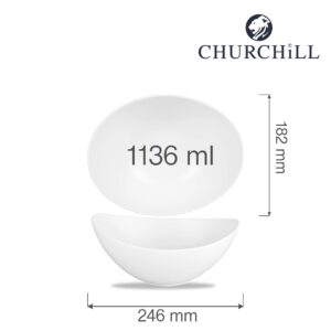 Porcelánová bufetová misa Alchemy Moonstone, 246 x 182 mm, 1136 ml, 1 ks