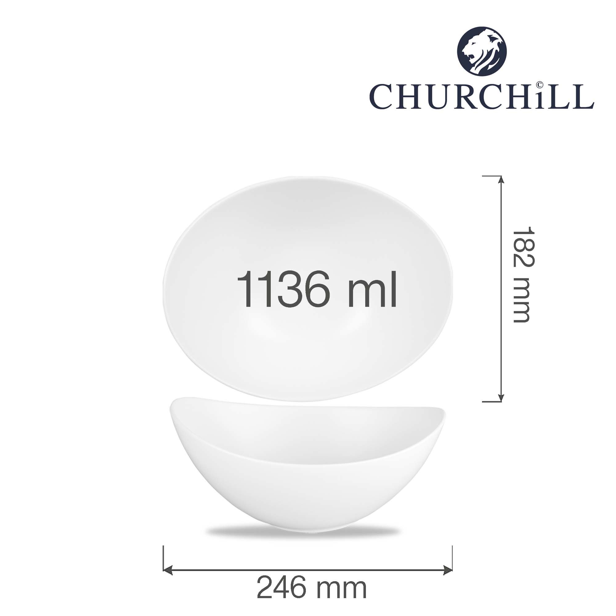 Porcelánová bufetová misa Alchemy Moonstone, 246 x 182 mm, 1136 ml, 1 ks