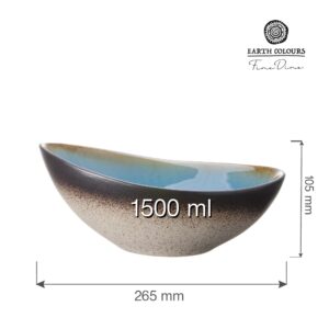 Oválna servírovacia miska Lazur, 240 mm, 1 ks