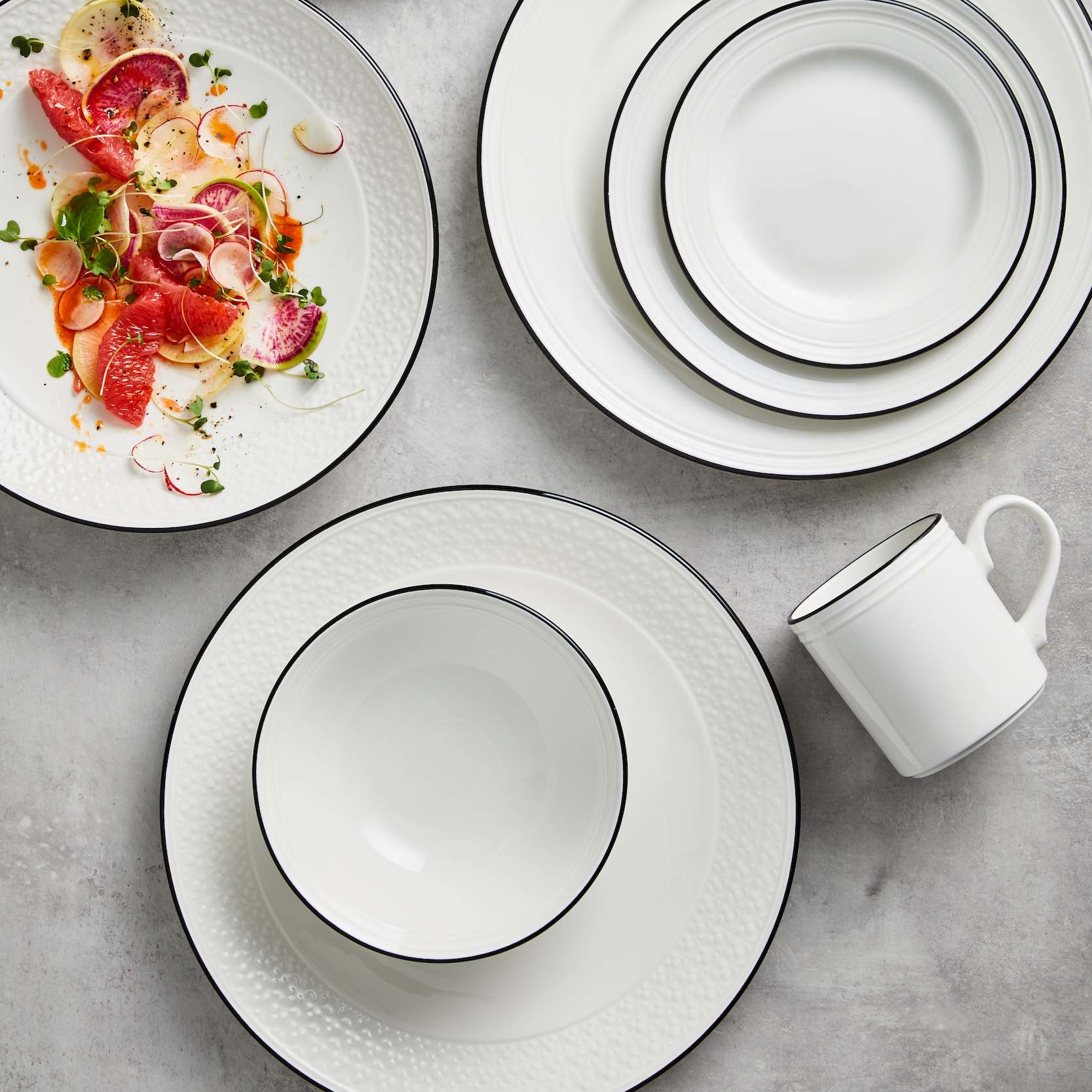 Porcelánová miska na ovsené vločky Black Band, 165 mm – Obrázok 3