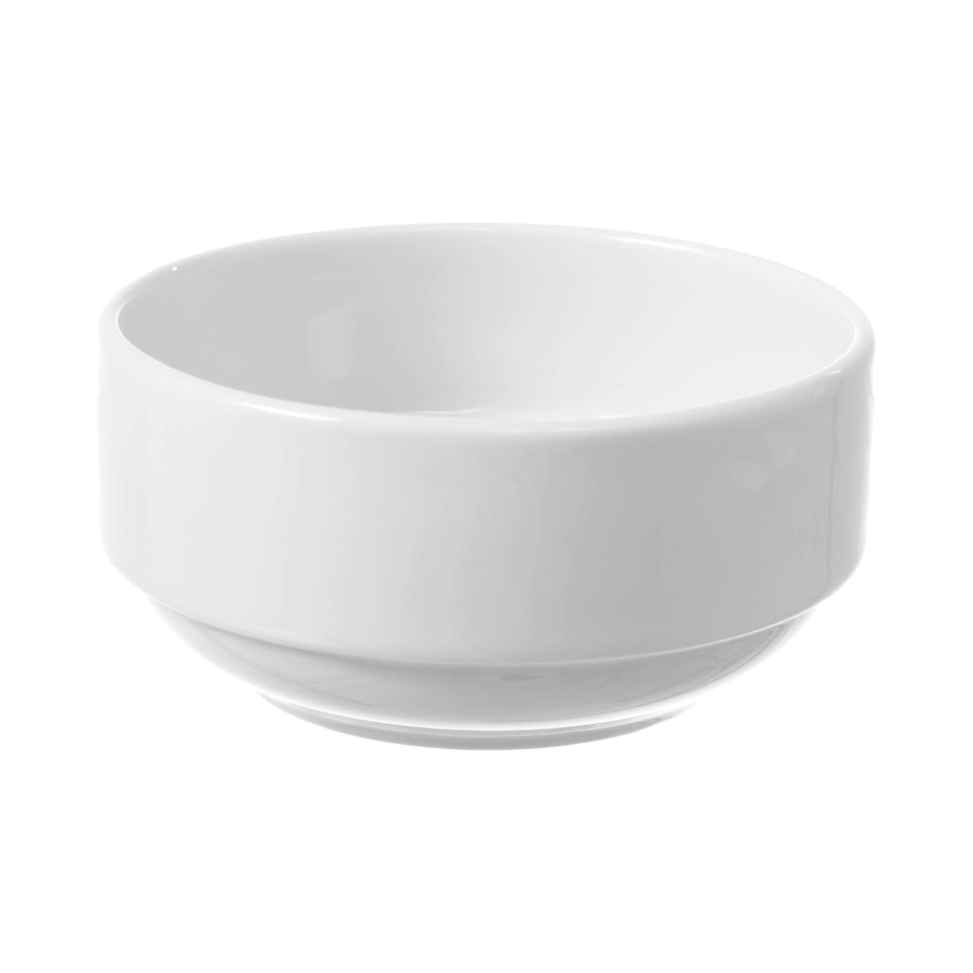 Malá stohovateľná miska Bianco — 90 ml, 80 mm – Obrázok 2