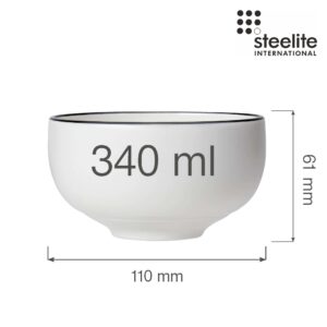 Porcelánová miska Asteria, 110 mm, 1 ks