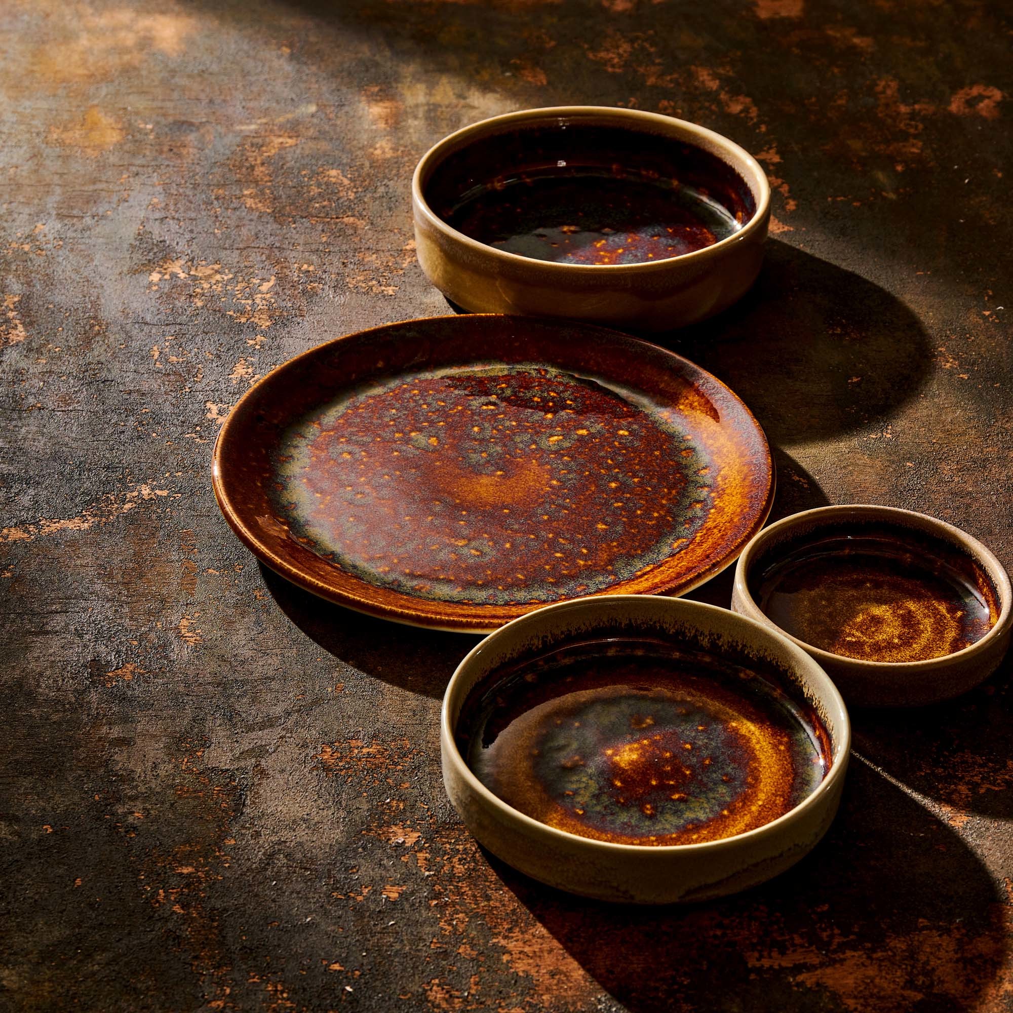 Porcelánová jantárová miska Aurora Vesuvius, 135 mm, 1 ks – Obrázok 4