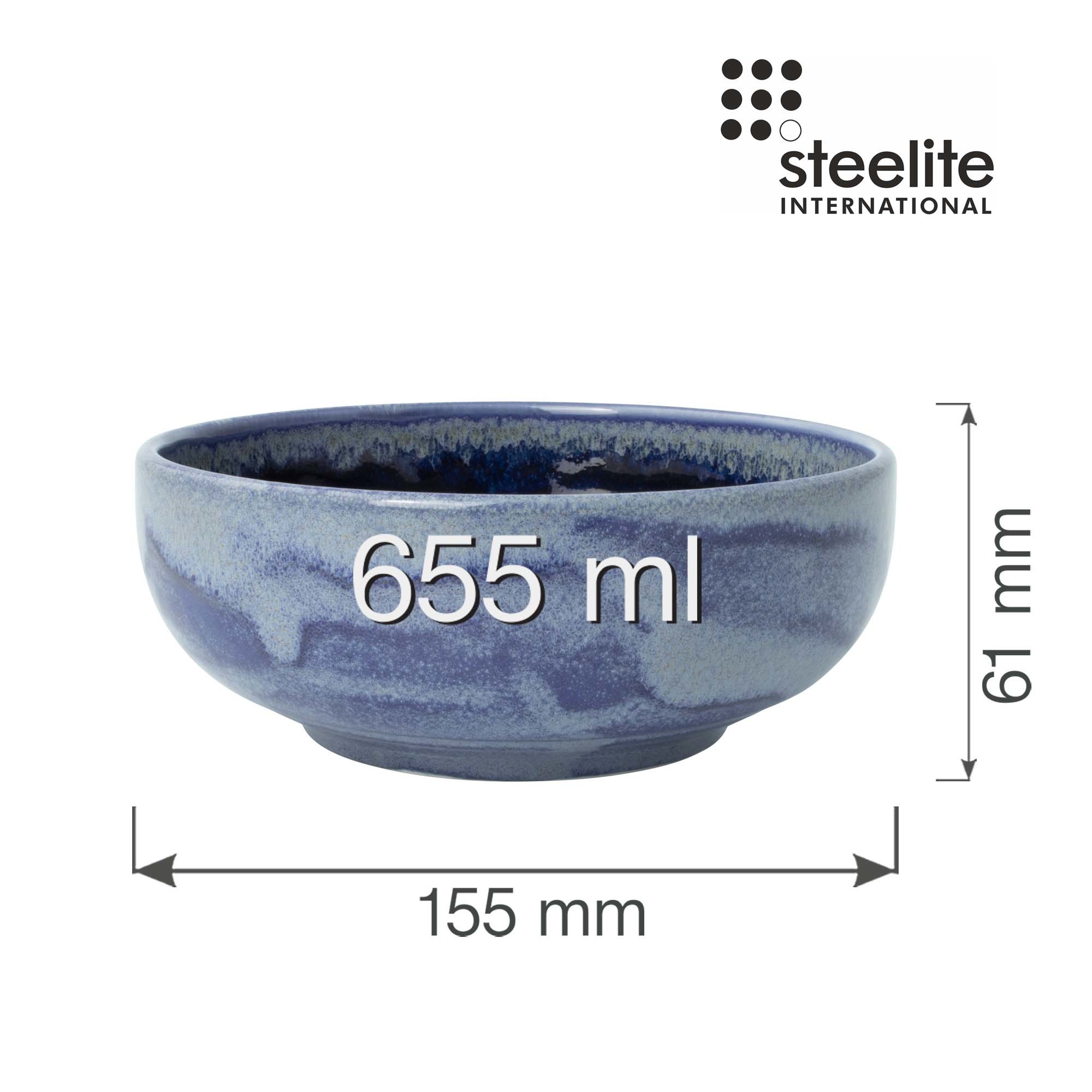 Porcelánová miska Aurora Vesuvius Lapis, 155 mm, 655 ml, 1 ks