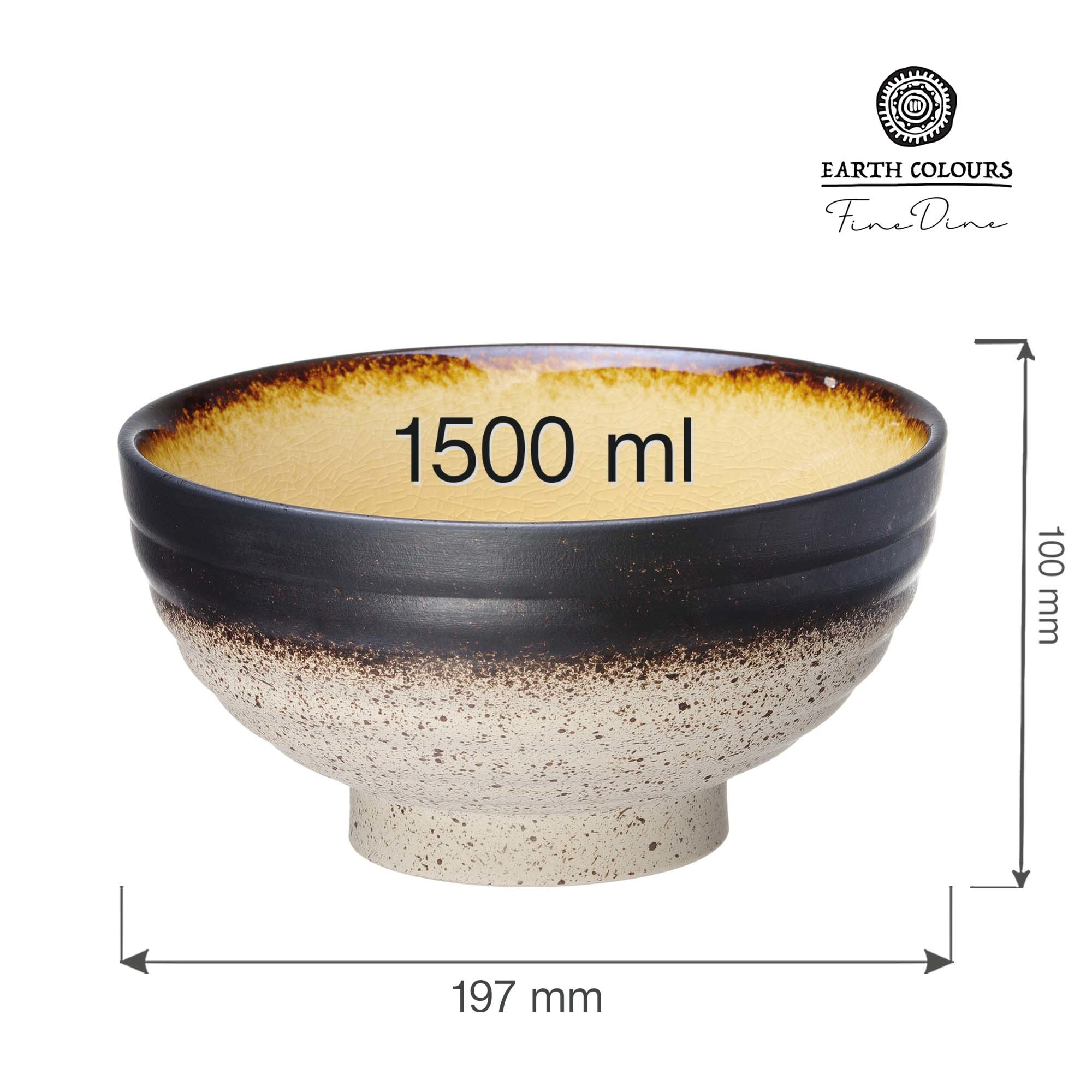 Tradičná ázijská miska Topaz, 197 mm, 1 ks