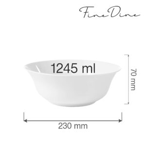 Univerzálna miska Bianco — 1245 ml, 230 mm